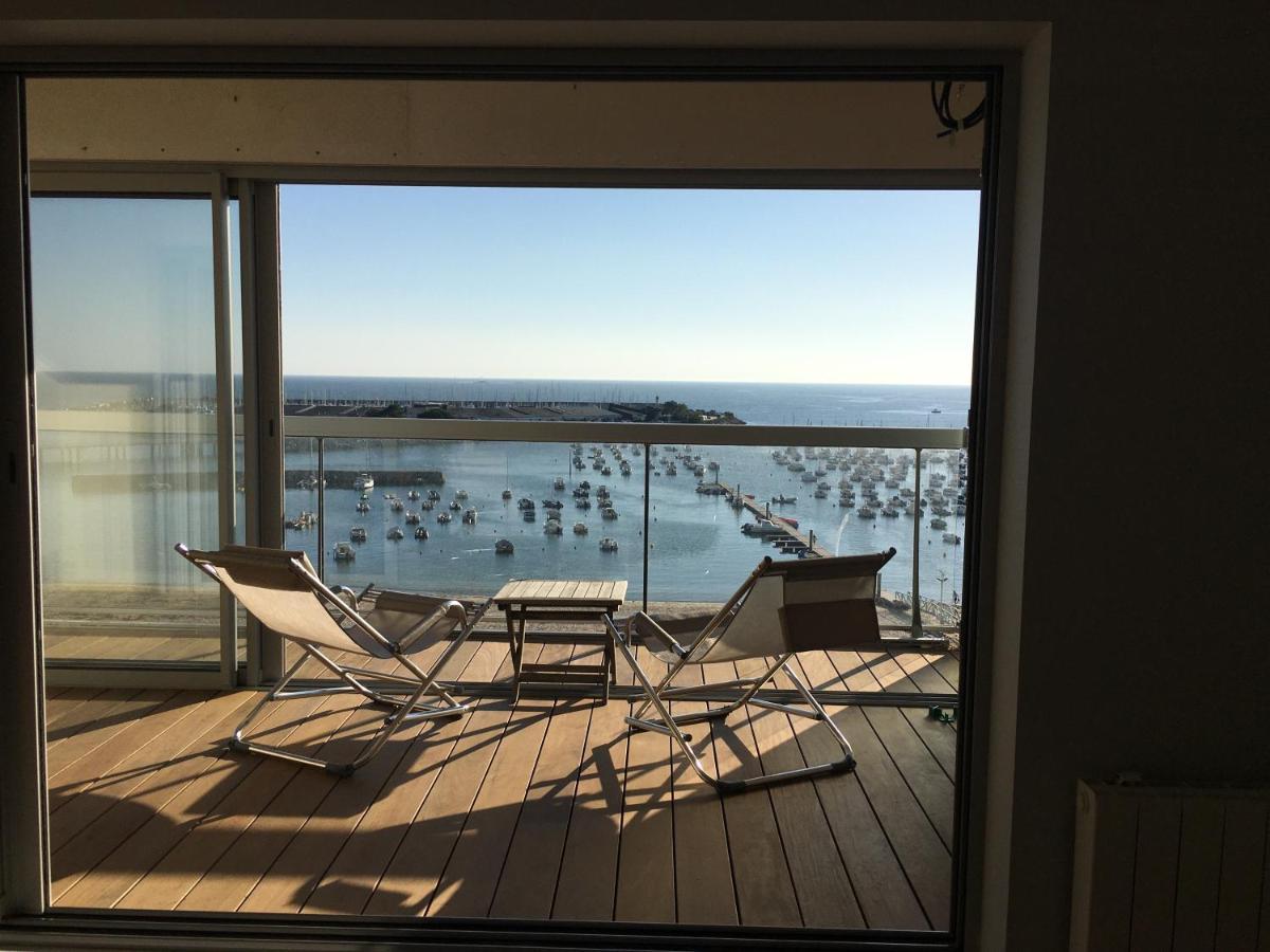 Très beau T2 face mer avec superbe vue sur la baie de la Baule Pornichet Esterno foto
